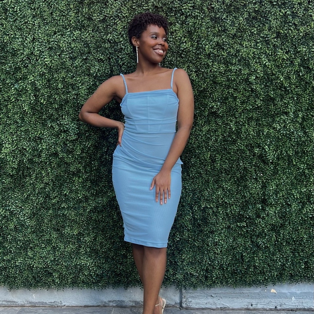 Baby Blue Cocktail Dress
